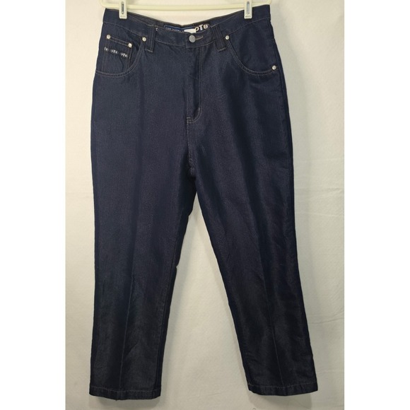 OTB One Tough Brand Other - OTB One Tough Brand Mens Dark Wash Straight Leg Denim Jeans Indigo Blue